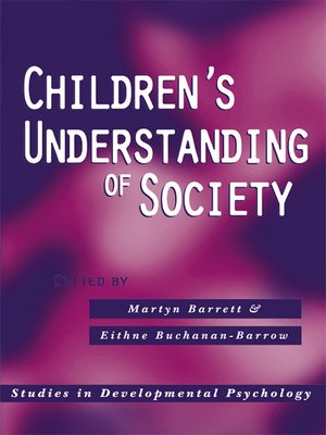 cover image of Children's Understanding of Society